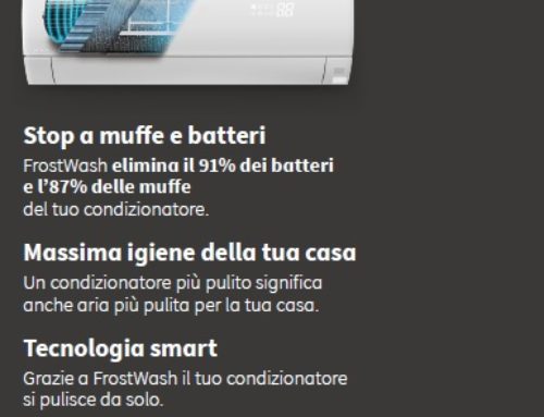 Hitachi nuovo sistema Frost Wash per split